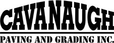 The logo of cavanaugh paving and grading inc